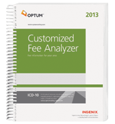 Customized Fee Analyzer for 1 Specialty
