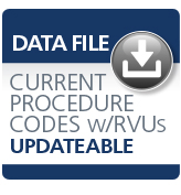image of Current Procedure Codes Subscription Data File w/ RVUs and Customer-Friendly Descriptors