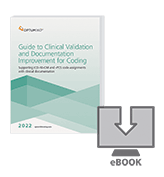 image of 2022 Guide to Clinical Validation and Documentation Improvement for Coding (eBook)