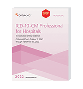 image of 2022 ICD-10-CM Professional for Hospitals with Guidelines (Softbound)