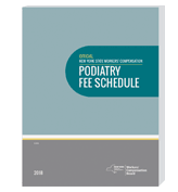 image of 2018 Official New York State Workers’ Compensation Medical Fee Schedule (Podiatry Booklet)