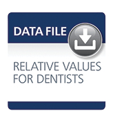 image of 2022 Relative Values for Dentists Data File
