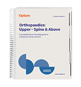 image of 2023 Coding Companion® for Orthopaedics: Upper – Spine &amp; Above (Spiral)