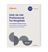 image of 2023 ICD-10-CM Professional for Hospitals with Guidelines (Softbound)