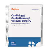 image of 2024 Coding Companion® for Cardiology/Cardiothoracic/Vascular Surgery (Spiral)