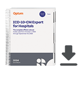image of 2024 ICD-10-CM Expert for Hospitals with Guidelines (eBook)