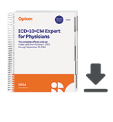 image of 2024 ICD-10-CM Expert for Physicians with Guidelines (eBook)