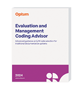 image of 2024 Evaluation &amp; Management Coding Advisor (Softbound)