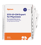 image of  ICD-10-CM Expert for Physicians with Guidelines (Spiral)