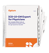image of 2024 ICD-10-CM Expert for Physicians separate Guidelines (Spiral)
